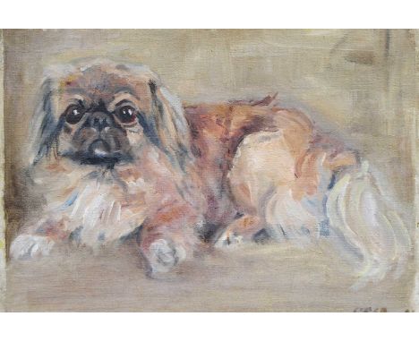 H S Tozer (20th century)Profile portrait of a gentlemanMonogramed and dated watercolour, 21cm by 17.5cm, together with a stud