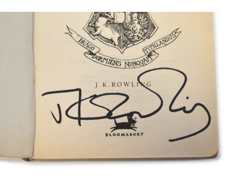Rowling (J.K.),. Harry Potter and the Prisoner of Azkaban, Bloomsbury, 1999, 1st Edition, 3rd Impression. Signed by the autho