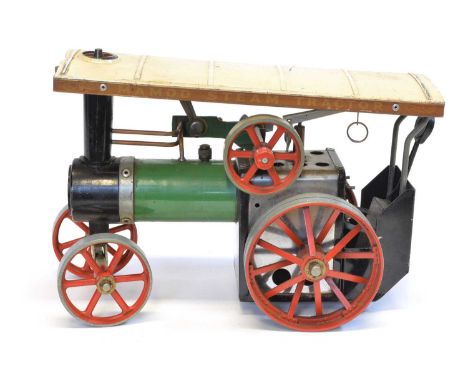 Mamod TE1 traction engine, unboxed.