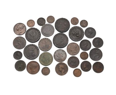British Copper Coins (32) - late Georgian and early Victorian issues with some high grade examples, includes Cartwheel Twopen