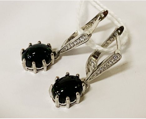 BLACK OPAL EARRINGS