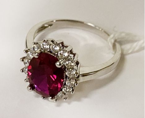 RUBY RING SIZE P 