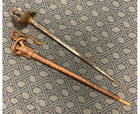 CAVALRY SWORD SCABBARD A/F (SCABBARD NEEDS ATTENTION)