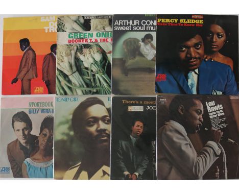 UK & US MALE SOUL - pack of 22 LP's from labels such as Atlantic to include Sam & Dave, Booker T 7 The M.G.s, Arthur Conley, 