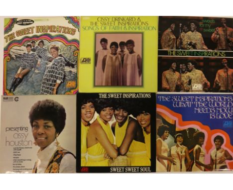 THE SWEET INSPIRATIONS/CISSY HOUSTON - An incredibly clean selection of 6 x LPs including the first 5 studio LPs from the fam