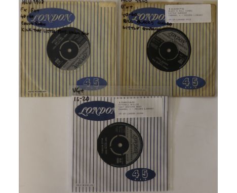 FIRST PRESSING LONDON SOUL SINGLES - A lovely collection of 3 x 7" singles here. All are first UK London pressings on black a