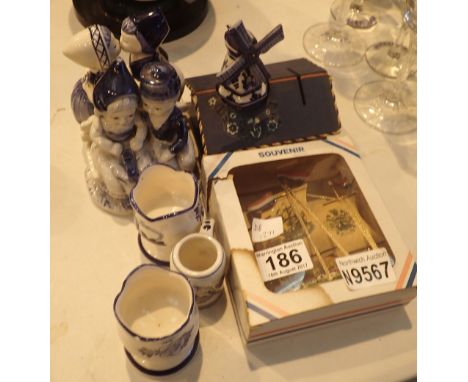 Selection of Delftware items