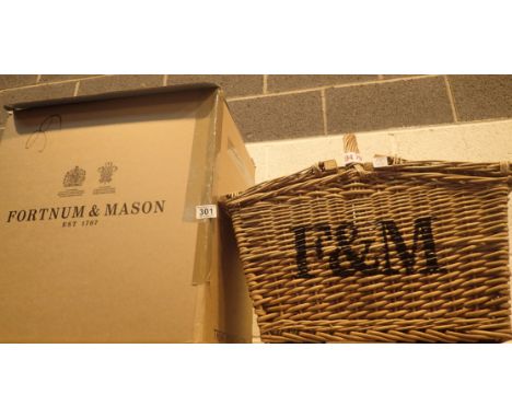 Fortnum & Mason 'The Huntsmans' picnic hamper with shipping carton