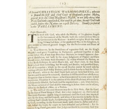 Astrologer and Surveyor of New York.- Holwell (John) Catastrophe Mundi: or, Europe's many Mutations Until the Year, 1701. Bei