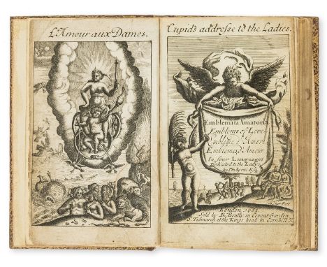 Ayres (Philip) Emblemata Amatoria...In Four Languages, first edition, engraved throughout, frontispiece, title, 2 leaves 'Son