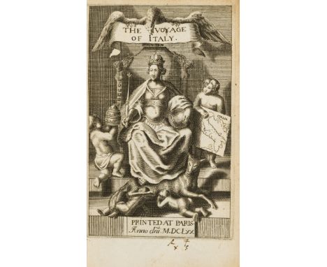 Italy.- Lassels (Richard) The Voyage of Italy, or Compleat Journey through Italy, 2 parts in 1 vol., engraved additional titl