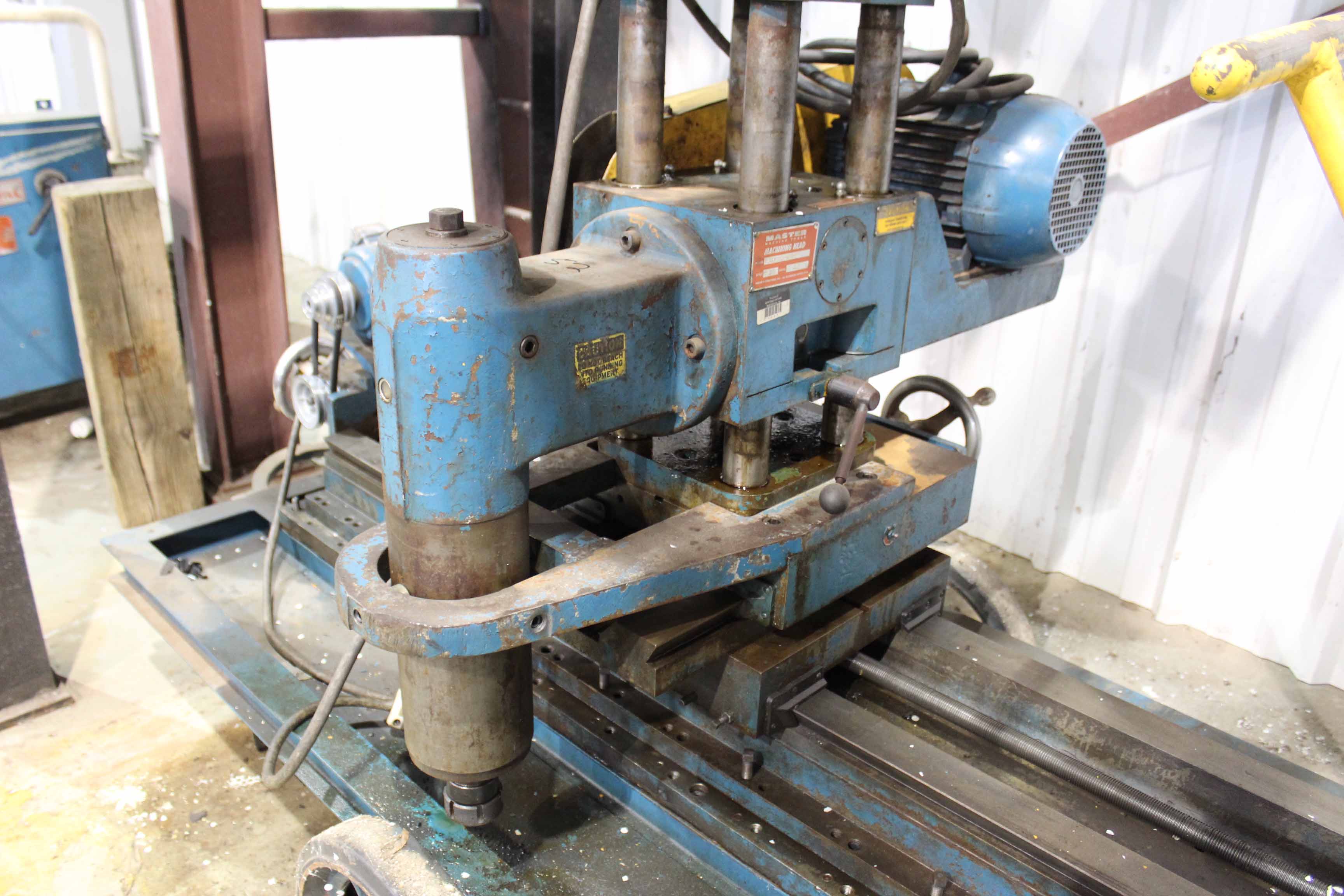 PORTABLE MILLING MACHINE, MASTER MILL MDL. DW15H5LS, 54" long. travel