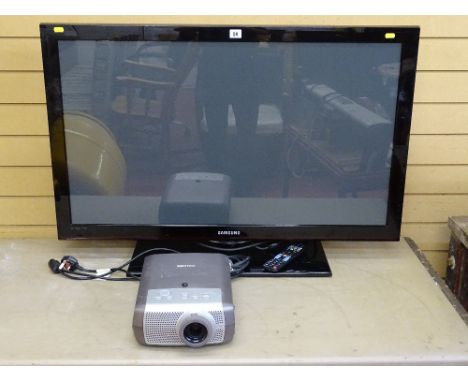 Large Samsung LCD TV CORRECTION (TV ONLY PROJECTOR LOT 67)