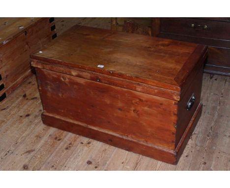 Stained pine trunk, 54cm by 94cm.