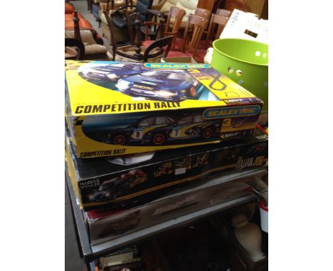 3 BOXED GAMES (SCALEXTRIC TYPE)