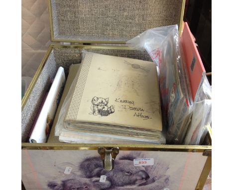 TRUNK OF KNITTING PATTERNS    T