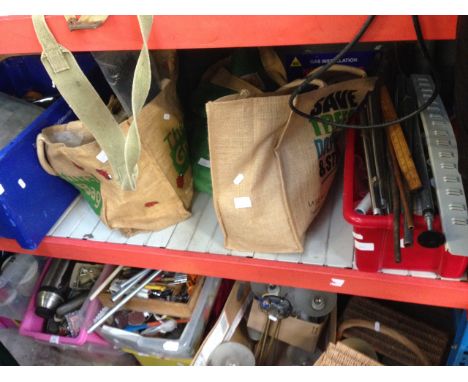 2 BOXES & 3 BAGS OF TOOLS