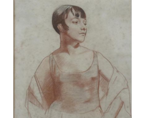 Early 20th century unattributed pastel on paper, female portrait, unsigned 36 x 43 cm. Not available for in-house P&amp;P, co