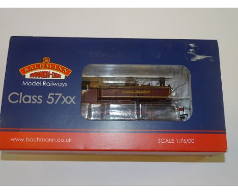 OO GAUGE MODEL RAILWAYS - A BACHMANN BRANCH-LINE LONDON TRANSPORT CLASS 57XX PANNIER TANK L89 - VG/E in G/VG box