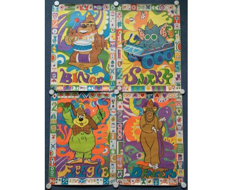 THE BANANA SPLITS ADVENTURE HOUR (1968) - (4 in Lot) - Rarely available (if ever) &amp; the first set we have seen coming to 