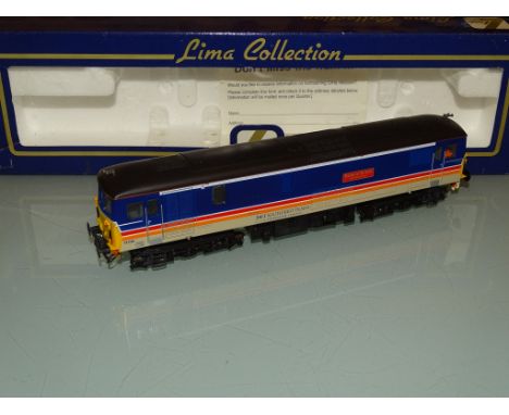 OO GAUGE: LIMA: A CLASS 73 ELECTRO-DIESEL LOCOMOTIVE numbered 73109 in SWT LIVERY NAMED 'BATTLE OF BRITAIN 50TH ANNIVERSARY' 