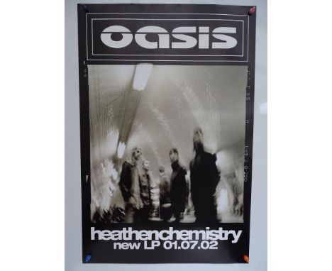 2000's ORIGINAL UK MUSIC PROMO POSTERS (30" x 20"): To Include: Oasis, Blink 182,  New Order 'Get Ready', Moby, Ocean Colour 