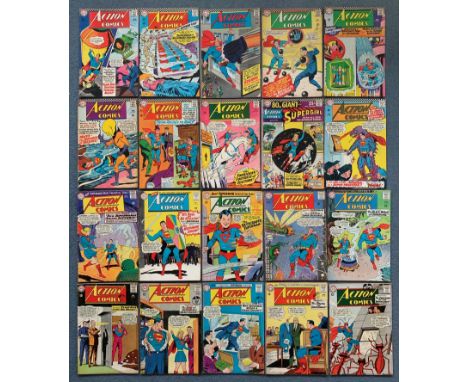 ACTION COMICS (SUPERMAN) LOT - (20 in Lot) - (1963 - 1967 - DC) GD - VFN (on average) - To include ACTION COMICS # 296, 301, 