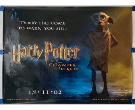 HARRY POTTER &amp; THE CHAMBER OF SECRETS (2002) - British UK Quad film poster - ADVANCE TEASER '15/11/02' style featuring 'D