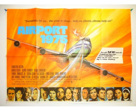 AIRPORT 75 (1974) UK QUAD FILM POSTER - 30" x 40" (76 x 101.5 cm) Folded, Fine