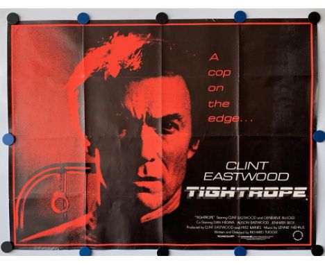 CLINT EASTWOOD FILM POSTER Lot x 6 to include TIGHTROPE (1984) - HEARBREAK RIDGE (1986) - THE DEAD POOL (1988) - OUTLAW JOSEY