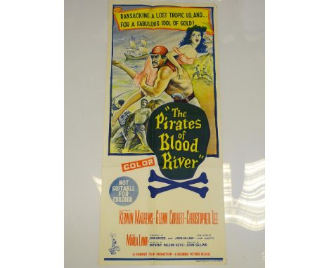 THE PIRATES OF BLOOD RIVER (1962)  - AUSTRALIAN DAYBILL MOVIE POSTER - Folded (as issued) Good/Fine