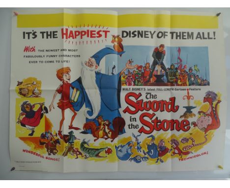 SWORD IN THE STONE (1976 Release) - UK Quad Film Poster - 30" x 40" (76 x 101.5 cm) - Folded (as issued) - Very Fine plus