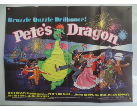 PETE'S DRAGON (1977) - FIRST RELEASE - UK Quad Film Poster - 30" x 40" (76 x 101.5 cm) - Folded (as issued) - Very Fine plus