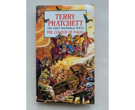 SIGNED BOOKS:  THE COLOUR OF MAGIC: THE FIRST DISCWORLD NOVEL: TERRY PRATCHETT  (CORGI 1992) - Paperback - SIGNED &amp; DEDIC