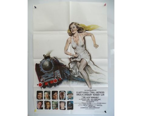 THE LADY VANISHES (1979) - British One Sheet Movie Poster - Elliott Gould, Sybil Shepherd, Angela Lansbury -  (27" x 40" - 68