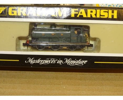 A GRAHAM FARISH N GAUGE 8750 PANNIER TANK 6752 GWR GREEN ITEM NO. 371926 - VG/E in G box