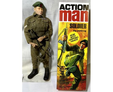 Hasbro/Palitoy commemorative Action Man soldier gripping hands, boxed (box a/f).