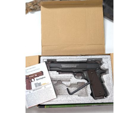 A Remington 1911 boxed air pistol