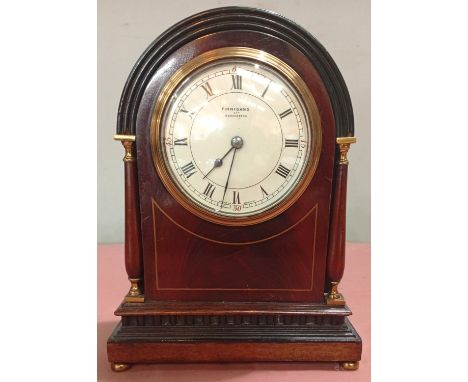 Early 20th century carriage clock made in France retailed by Finnegan Ltd, Manchester.