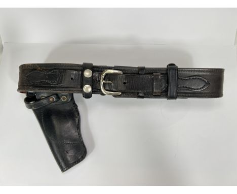 US(米軍) 黒革 ガバメントホルスター(Bucheimer社 70s-80s)/実物
