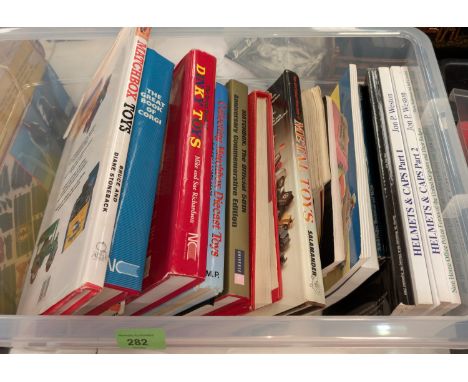 A collection of books on diecast car collecting, toy collection and whisky etc.