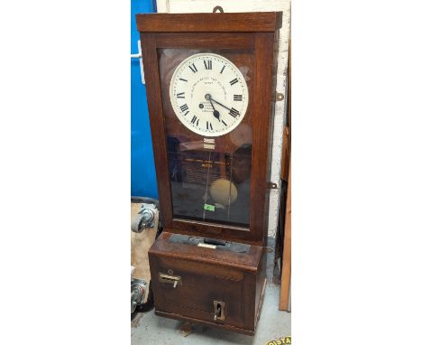 A GLEDHILL Recorder Factory clocking in machine, 114cm.