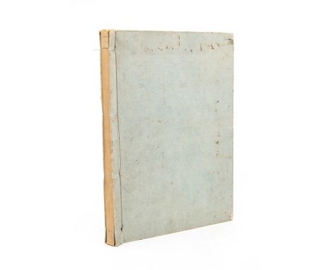 Book of Chinese woodblock prints of flowers, 58 colour illustrations plus descriptive text pages, paper covers. Contents very