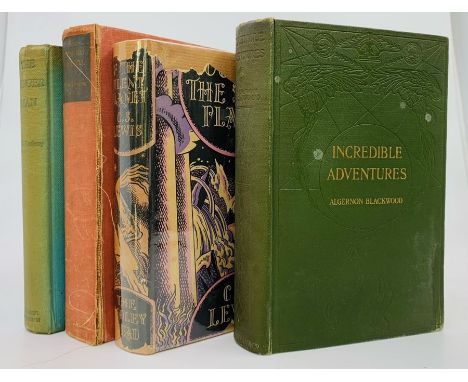 Collection of books, comprising: Incredible Adventures, by Algernon Blackwood, London: Macmillan, 1914, publisher's gilt gree