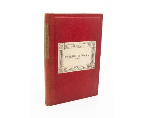 Map of Canals and Navigable Rivers of England and Wales, by Lionel B. Wells, Manchester &amp; London: G. Falkner &amp; Sons, 