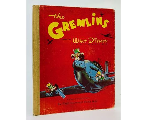 Dahl, Roald. The Gremlins, first UK edition of Dahl's first book, London: Collins, [1944]. Quarto, quarter-cloth with publish