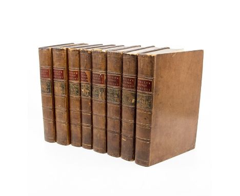 Hooke, Nathaniel. The Roman History, from the Building of Rome to the Ruin of the Commonwealth, fifth edition in eight volume