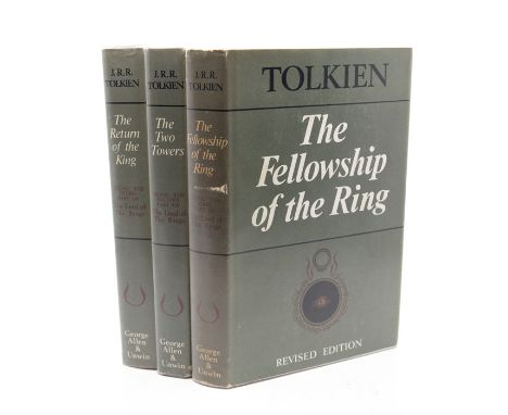 Tolkien, J. R. R. The Lord of the Rings trilogy, second editions, first impressions, London: George Allen &amp; Unwin Ltd., 1