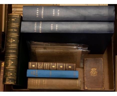 Miscellaneous History. Collection of books, including: Henry VIII, by A. F. Pollard, London: Goupil &amp; Co., 1902, colour f