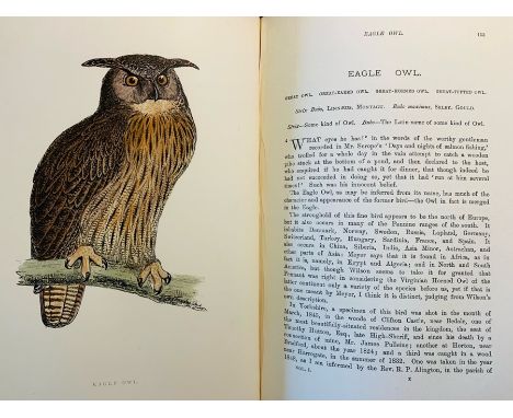 Morris, Rev. F. O. A History of British Birds, fourth edition, in six volumes, London: John C. Nimmo, 1895. Large octavo, hal